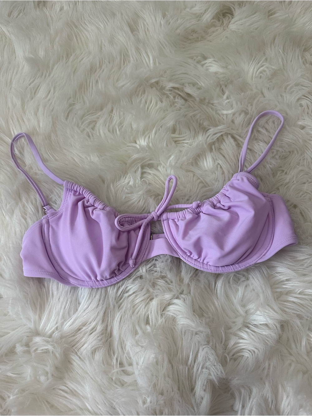 Xhilaration Lavender Underwire Bikini Top - Light Purple